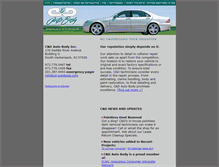 Tablet Screenshot of cd-autobody.com